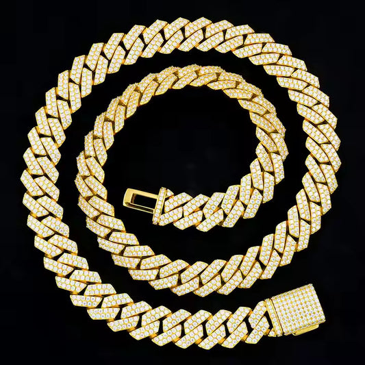 VVS Cuban Link Chain 14k GOLD